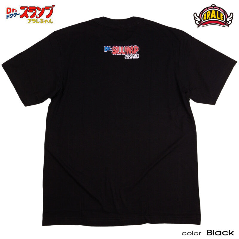 ドクタースランプ アラレちゃん Tシャツ んちゃ BLACK