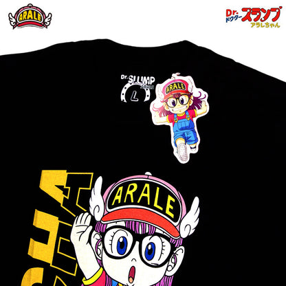 ドクタースランプ アラレちゃん Tシャツ んちゃ BLACK