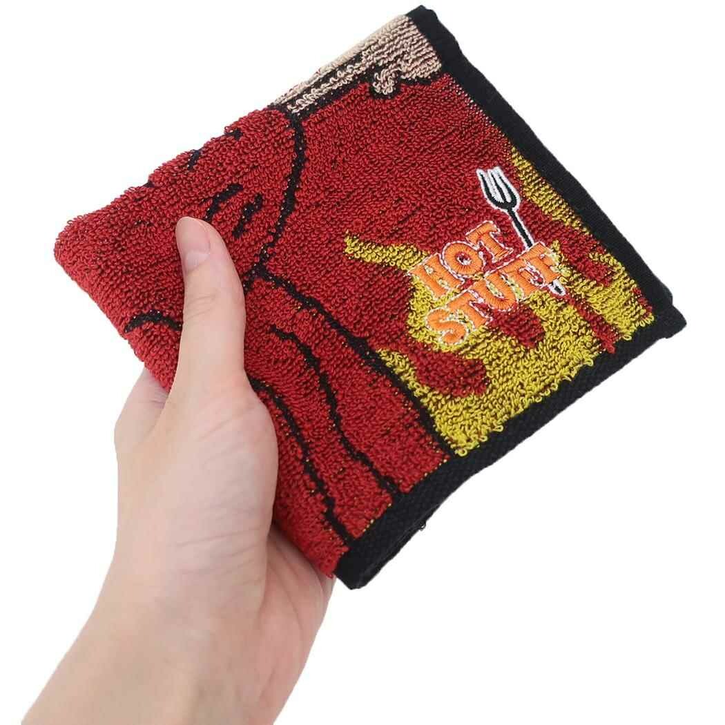 HOT STUFF Jacquard Handkerchief Towel Hot Heat