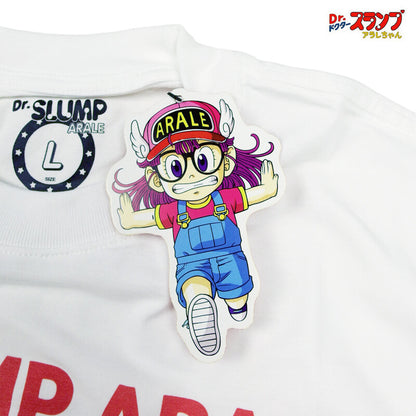 ドクタースランプ アラレちゃん Tシャツ アラレちゃんとオボッチャマン WHITE