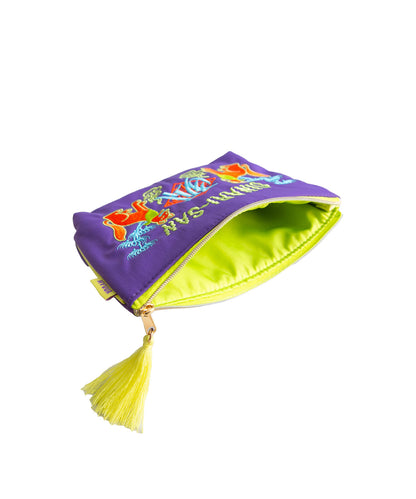 MYUUA OINARISAN お稲荷さん ポーチ PURPLE