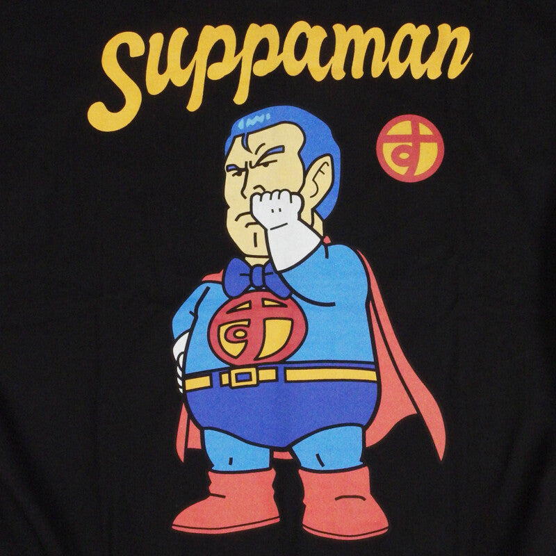 Dr. Slump Arale-chan Long Sleeve T-Shirt Long T Suppaman BLACK