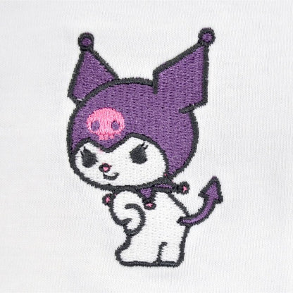 Sanrio Kuromi Character Long T-Shirt WHITE