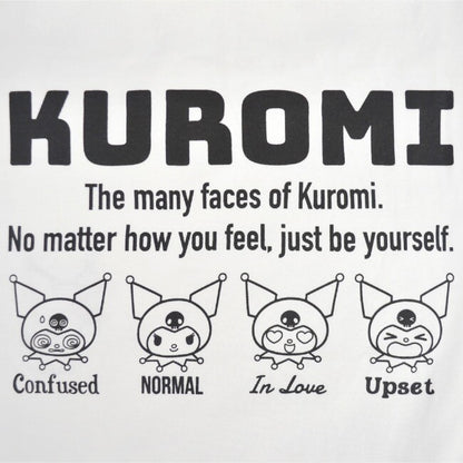 Sanrio Kuromi Character Long T-Shirt WHITE
