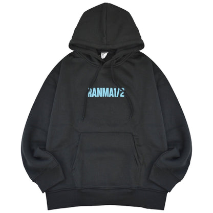 Ranma 1/2 Fleece-Lined Hoodie, BLACK