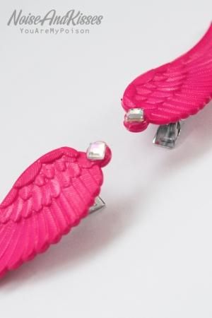 【会員限定0円】XTS Twin Wings ヘアピン セット Deep Pink