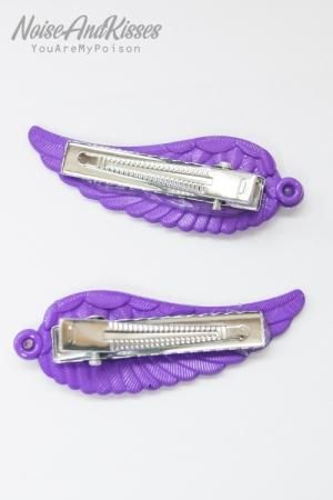 【会員限定0円】XTS Twin Wings ヘアピン セット PURPLE