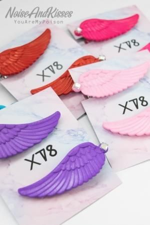 【会員限定0円】XTS Twin Wings ヘアピン セット PURPLE