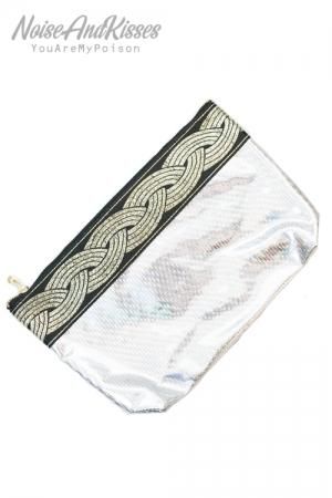 Hologram Medium ポーチ SILVER