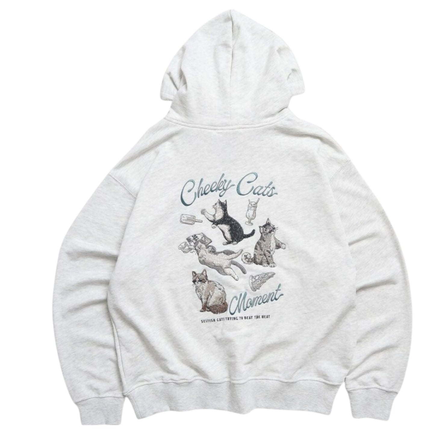 POWER TO THE PEOPLE チル猫ジップパーカー KINARI