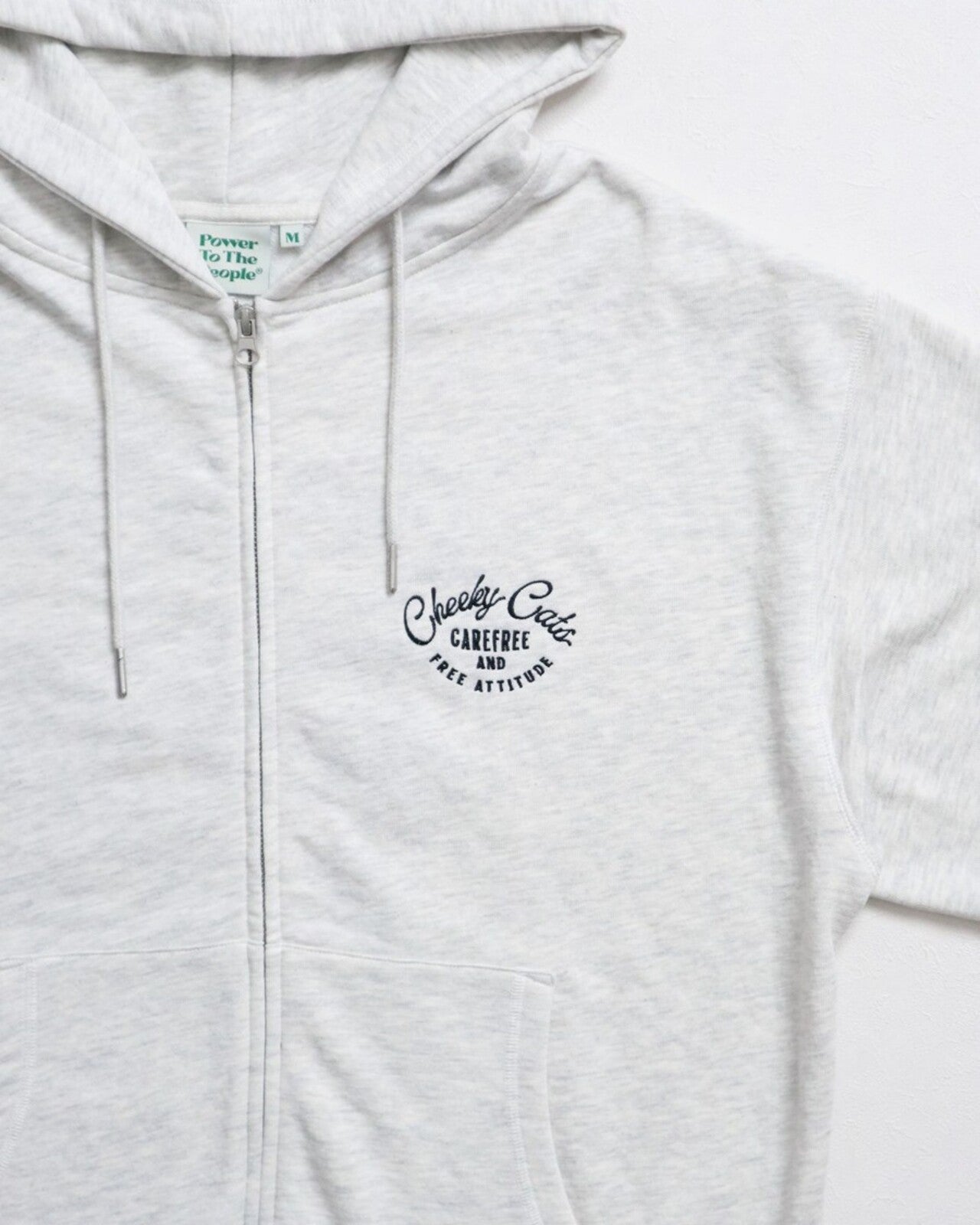 POWER TO THE PEOPLE チル猫ジップパーカー KINARI