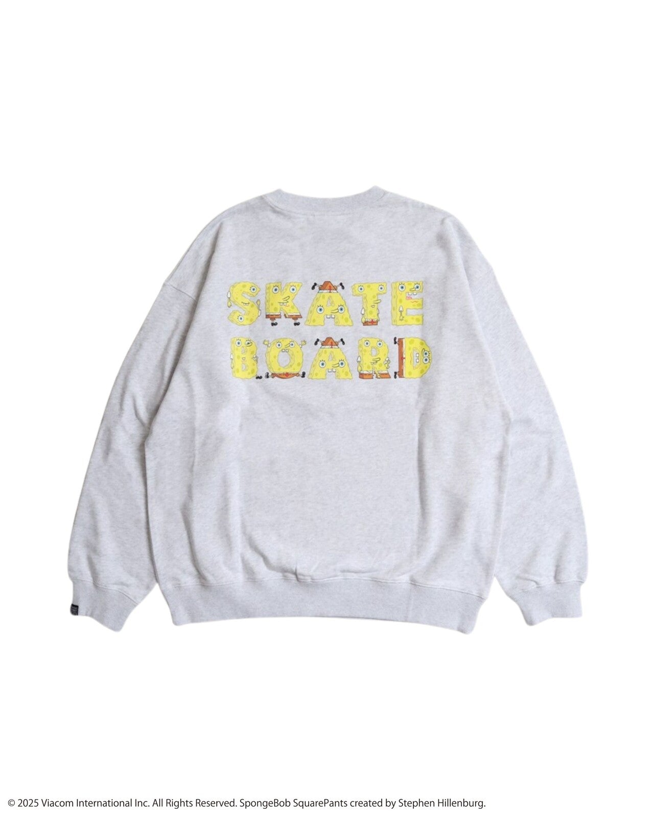 SpongeBob x VISION Skateboard Sweatshirt Gray