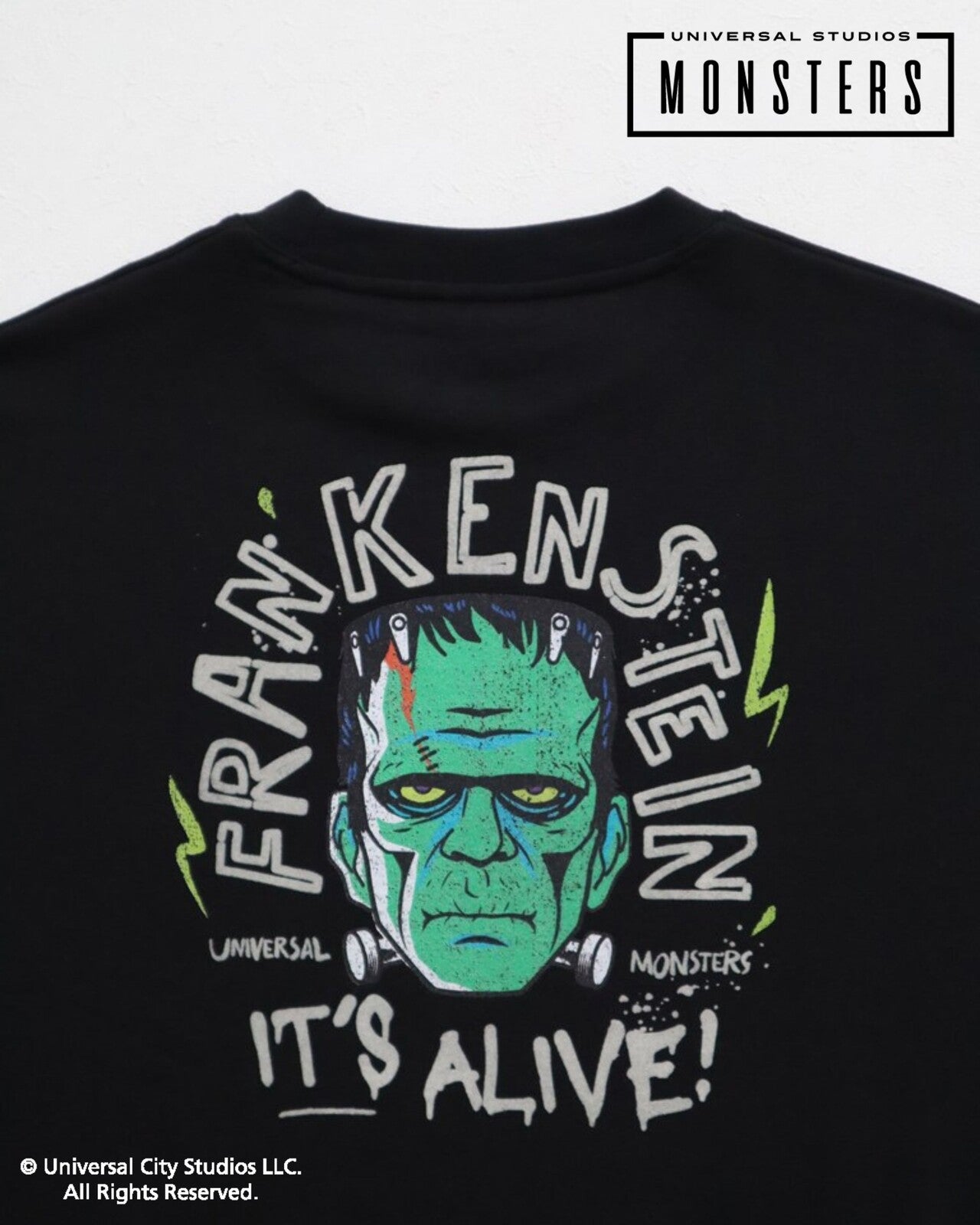 UNIVERSAL MONSTERS Monster Graphic Sweatshirt FRANKENSTEIN
