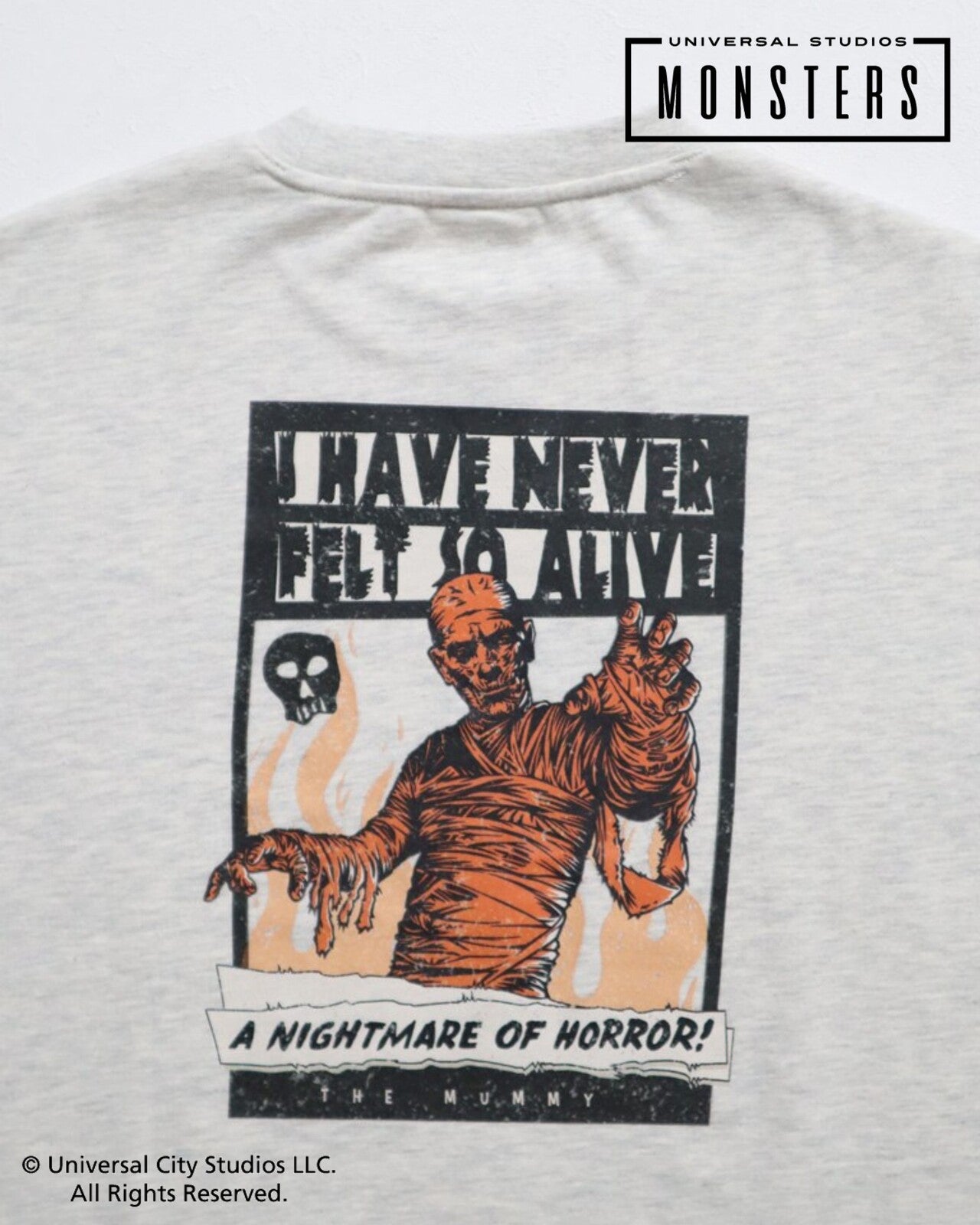 UNIVERSAL MONSTERS Monster Retro Sweatshirt Gray