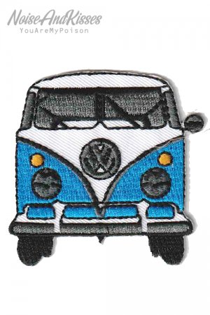 Volkswagen Car Badge Patch L.Blue