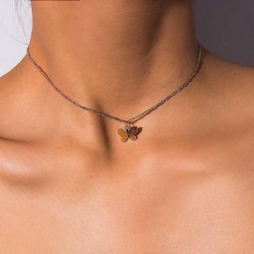 【会員限定0円】Point Butterfly ネックレス GOLD