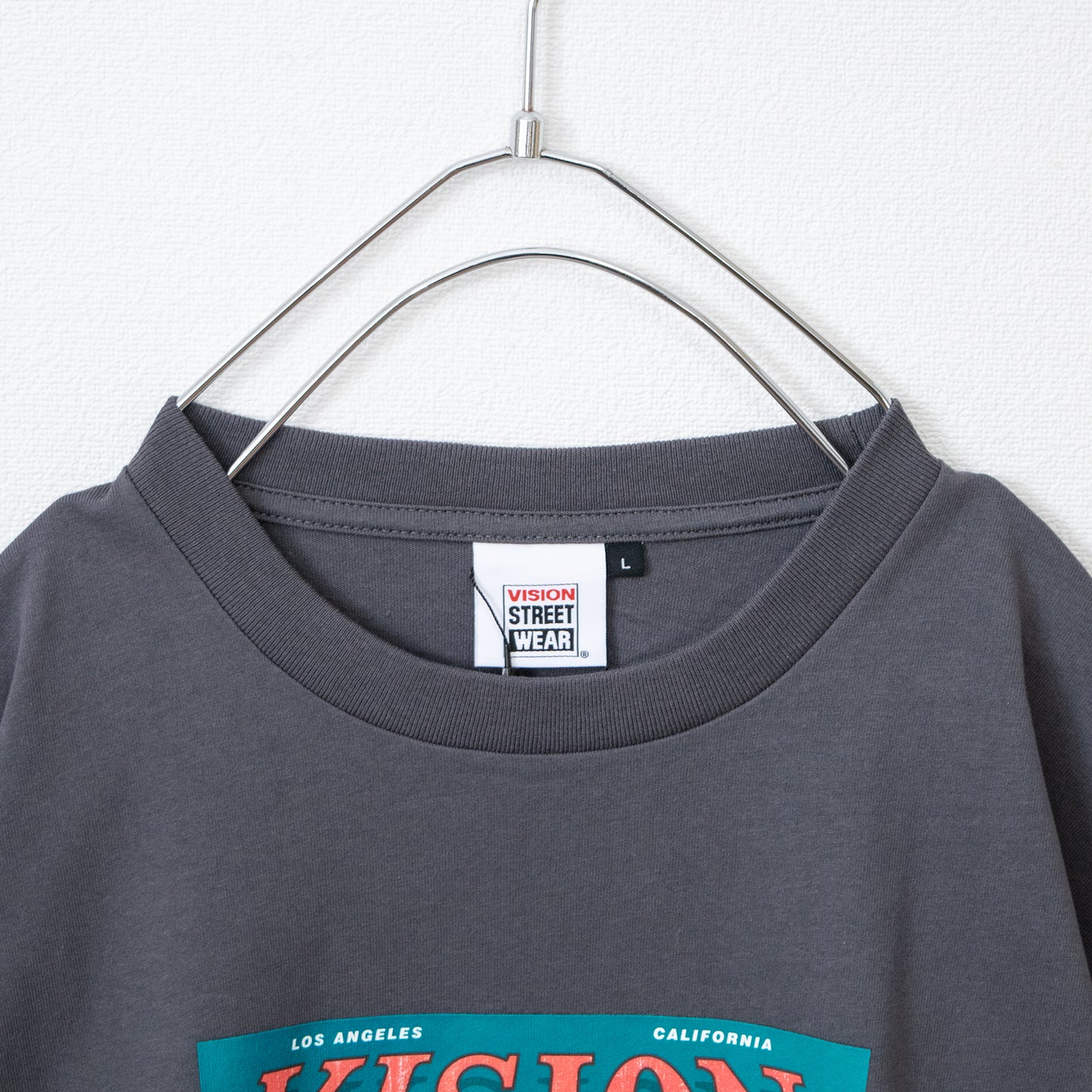 VISION STREET WEAR スケボーマガジンイラストTシャツ CHARCOAL チャコール