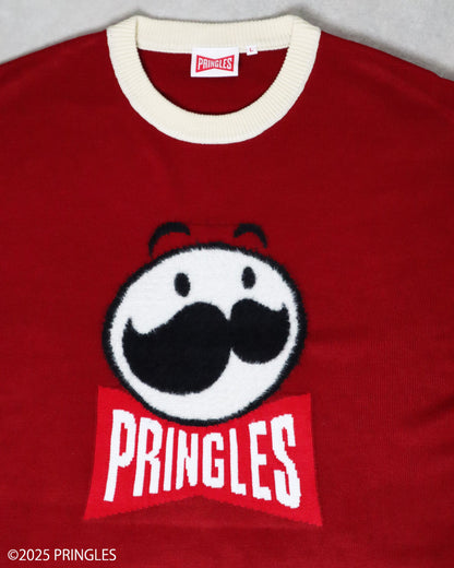 PRINGLES Face Knit, Wine Red