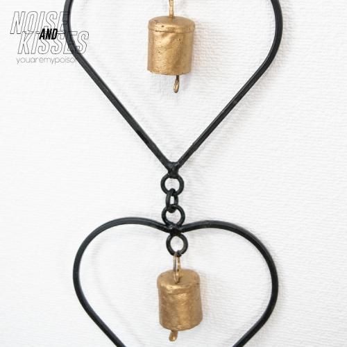 アンティーク調アイアンベル ハート