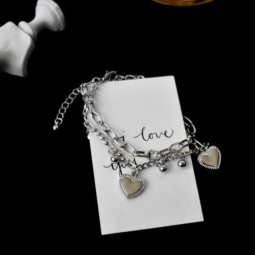 【会員限定0円】Heart Chain ブレスレット SILVER