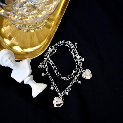 【会員限定0円】Heart Chain ブレスレット SILVER