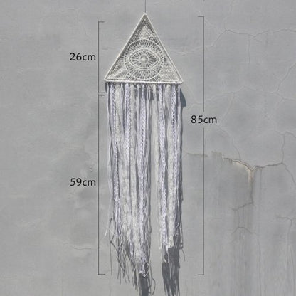 Pyramid Dream Catcher WHITE