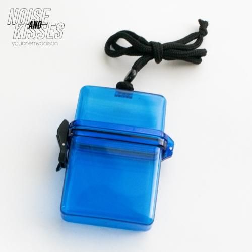 Plastic Clear Case BLUE