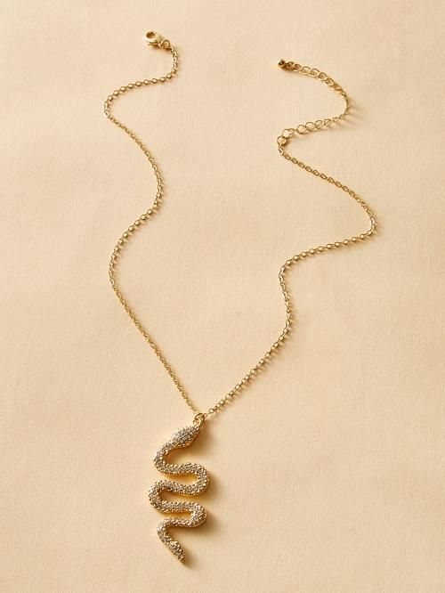 【会員限定0円】Snake Charm ネックレス GOLD