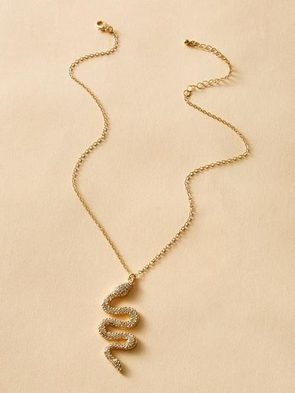 【会員限定0円】Snake Charm ネックレス GOLD