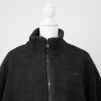 FILA Boa Big Pullover Full Zip Jacket BLACK FM9958