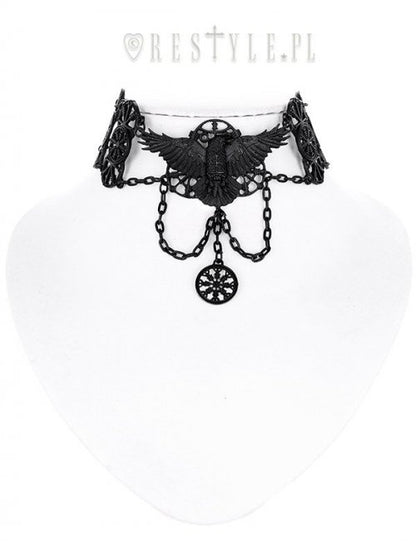 Restyle RAVEN Choker BLACK