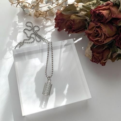 【会員限定0円】Razor Chain Necklace SILVER シルバー