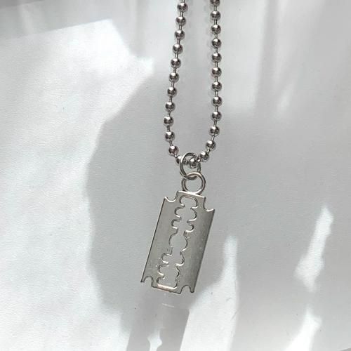 【会員限定0円】Razor Chain Necklace SILVER シルバー