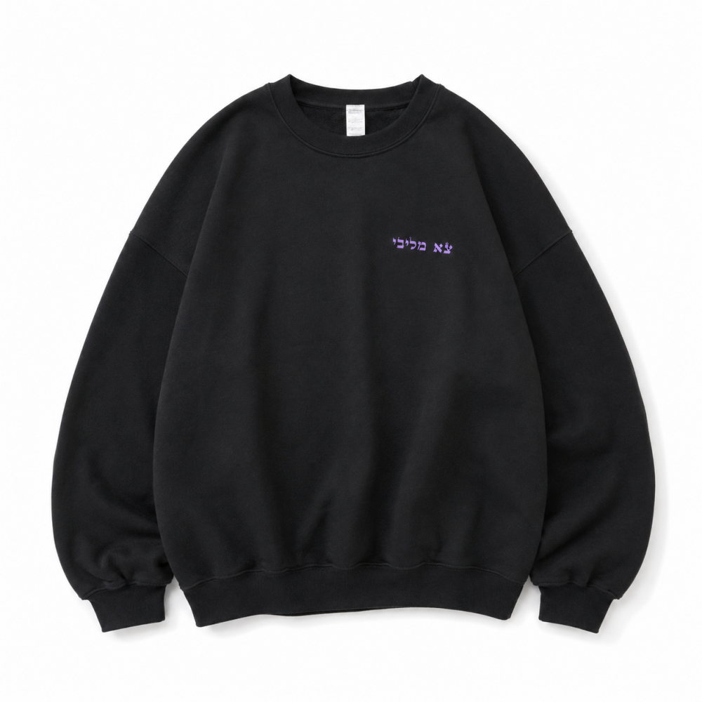 TRACY x NOIKISU ガーターガール Sweatshirt BLACK