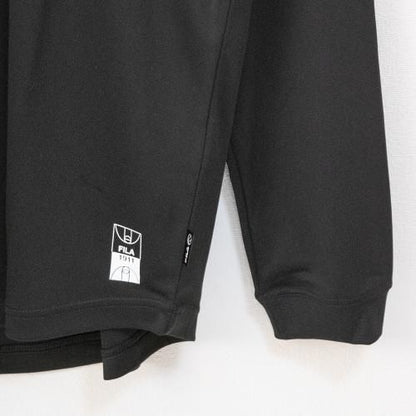 FILA Basketball クルーネックロングＴシャツ BLACK