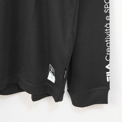 FILA Basketball クルーネックロングＴシャツ BLACK
