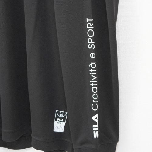 FILA Basketball クルーネックロングＴシャツ BLACK