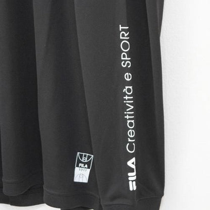 FILA Basketball クルーネックロングＴシャツ BLACK