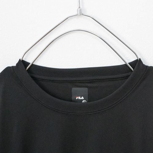FILA Basketball クルーネックロングＴシャツ BLACK
