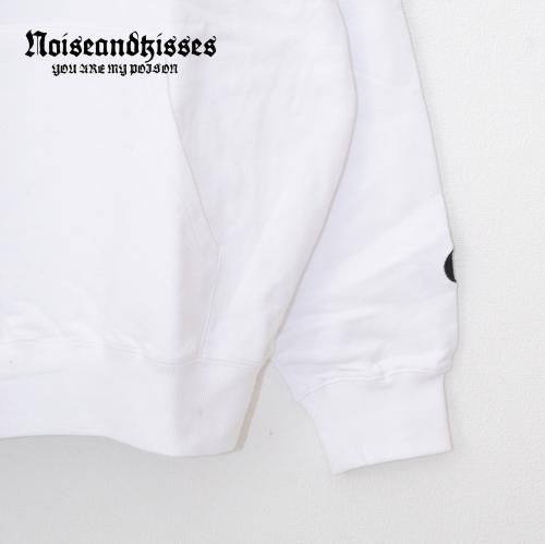VISION STREET WEAR サテンワッペンパーカー WHITE