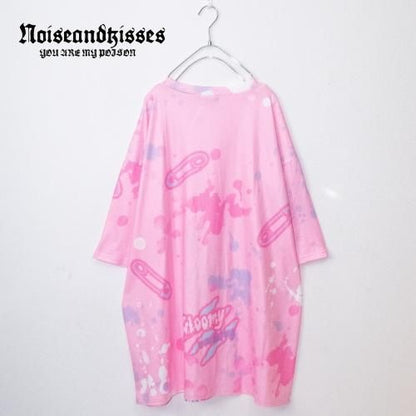 ACDC RAG パステルグルーミー ヒュージTシャツ PINK ピンク