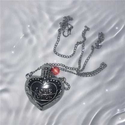 LOVE POTIONボトル ネックレス SILVER シルバー