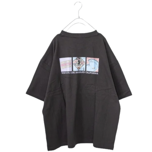 VISION STREET WEAR 3 Type Illustration Oversized T-shirt (2 color) - YOU ARE MY POISON