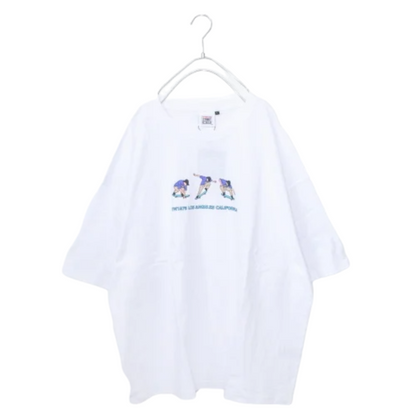 VISION STREET WEAR Ollie Print Oversized T-shirt WHITE