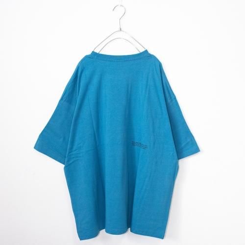 VISION STREET WEAR オーリープリント オーバーサイズ Tシャツ BLUE