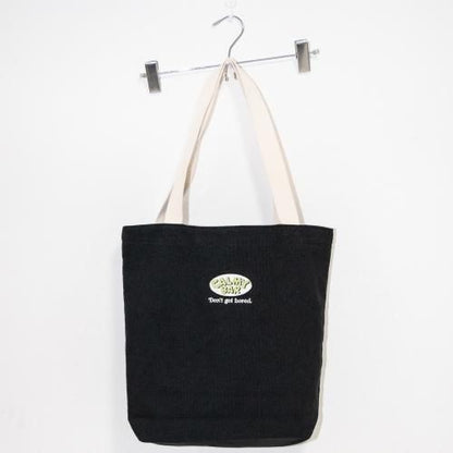 カクテル 刺繍トートバッグ CHARCOAL チャコール