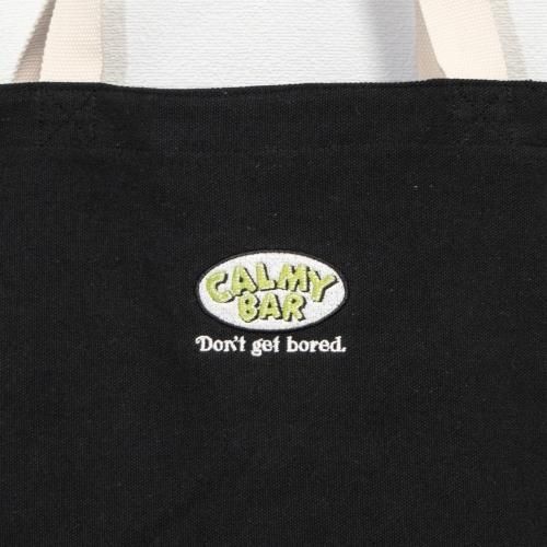 カクテル 刺繍トートバッグ CHARCOAL チャコール