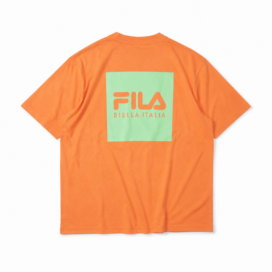 FILA BTS着用モデル Tシャツ ORANGE オレンジ