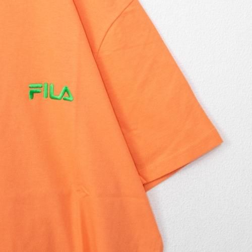 FILA BTS着用モデル Tシャツ ORANGE オレンジ
