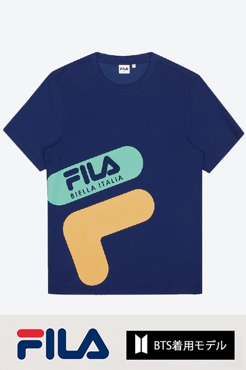  FILA BTS着用モデル Tシャツ ORANGE オレンジ